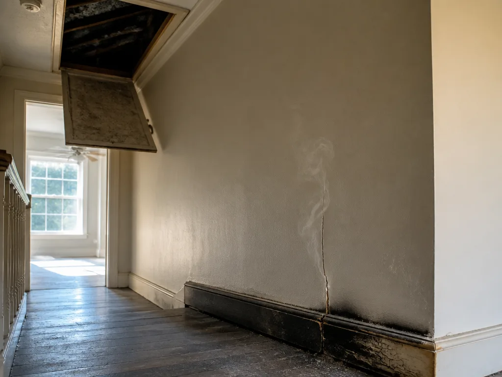 Warning signs of hidden fire & smoke damage